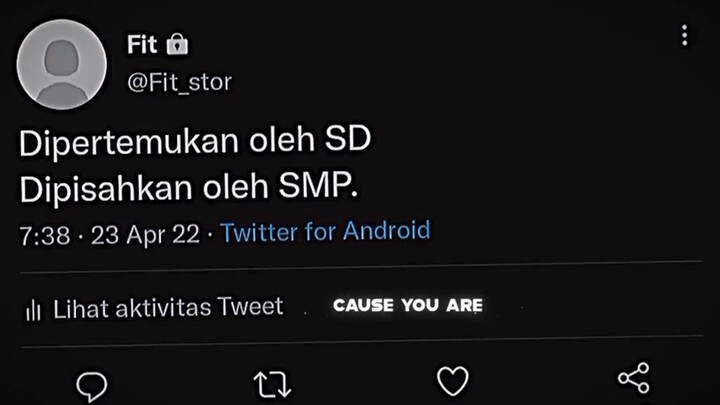 keinget sama crush pas SD🥲