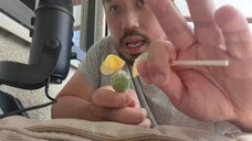 ASMR 2 LOLLIPOPS & AIR TRACING (EATING SOUNDS & AIR TRACING)