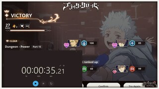 THIS IS PEAK BLACK CLOVER CONTENT! 35 SECONDS RED DUNGEON! | Black Clover Mobile