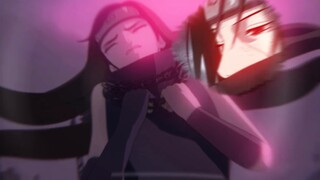 Maybe she was thinking about Itachi coming to save her before she died.