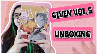 GIVEN vol. 5 UNBOXING | Mangá Yaoi + 18