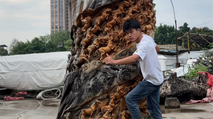 雕了三年的万马奔腾，会给一个支持吗