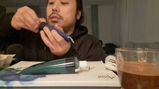 ASMR __BROWN THEME__ MALTESER CHOCOLATE DRINK, COFFEE & PAINTING WITH BROWN COL