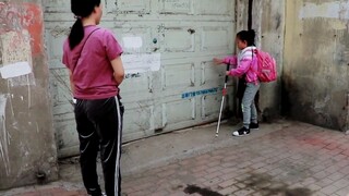 A daughter born blind thought she walked to and from school alone every day, unaware that her mother