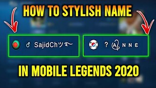 HOW TO MAKE COOL NAME IN MOBILE LEGENDS 2021 TUTORIAL