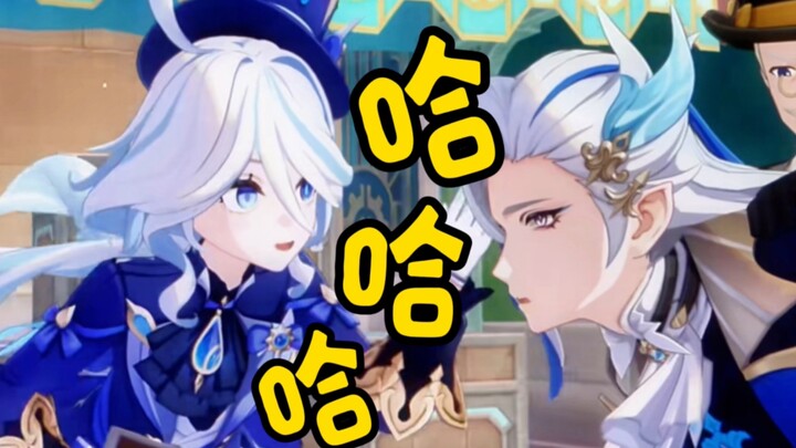 [Genshin Impact] No wonder she's Fischl! Her jokes are just too hilarious and packed together! Even 