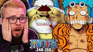 ONE PIECE Ep 248-250 REACTION | FRANKY'S PAST! 😲