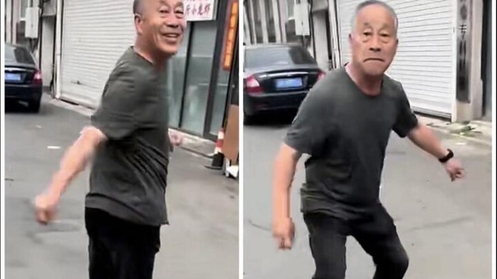 The old man was so scared by “rabies” that he immediately performed a set of military calisthenics o