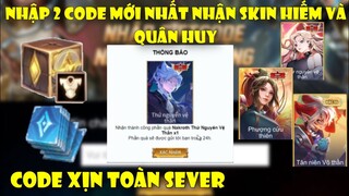 Liên Quân | 2 Code Liên Quân Mới Nhất Nhận Quân Huy Và Trang Phục Hiếm Cực Ngon Toàn Sever