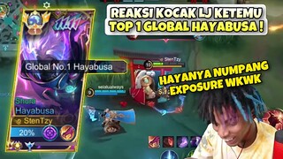 REAKSI KOCAK LJ@userlj1 KETEMU TOP 1 GLOBAL HAYABUSA ! STENLY HAYABUSA GAMEPLAY MOBILE LEGENDS !