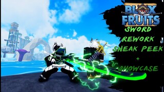SWORDS REWORK SNEAK PEEK + SHOWCASE | Blox Fruits