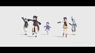 HU TAO and Friends【GENSHIN IMPACT MMD】1080P 60FPS