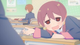 This girl, please don’t look happy.