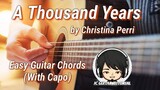 A Thousand Years - Christina Perri Guitar Chords (Easy Guitar Chord) (Guitar Tutorial)
