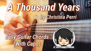 A Thousand Years - Christina Perri Guitar Chords (Easy Guitar Chord) (Guitar Tutorial)