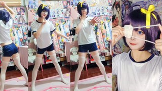 【兔糕糕】光jio宅家跳booo！的白丝体操服六花酱就是最强的！