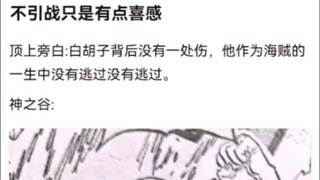 不引战只是有点喜感。海贼王！