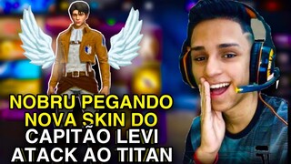 Nobru Pegando Novo Sorte Royale Da Skin Do Capitão Levi Atack ao Titan