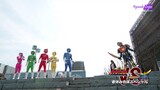 Resha Sentai toqger vs Kamen rider gaim subtitle Indonesia