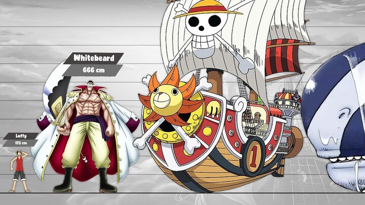 One Piece Size Comparison (Pre-Timeskip/Part1)