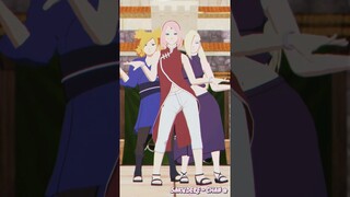 (G)I-DLE - '퀸카 'Queencard' Sakura, Temari & Ino Yamanaka—【 MMDボルト!BORUTO 】#mmd #boruto #kpop #shorts