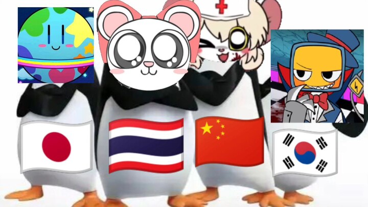 Animasi berdarah yang imut dari negara-negara Asia (lihat deskripsi)