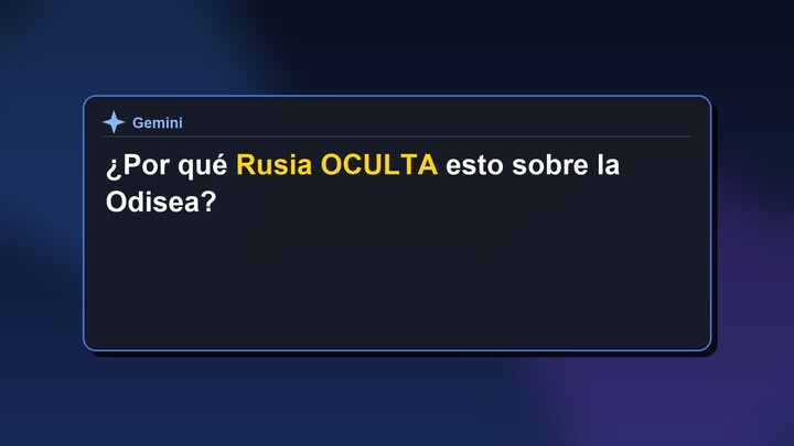 Por que Rusia OCULTA esto sobre la Odisea? (La vision tragica)