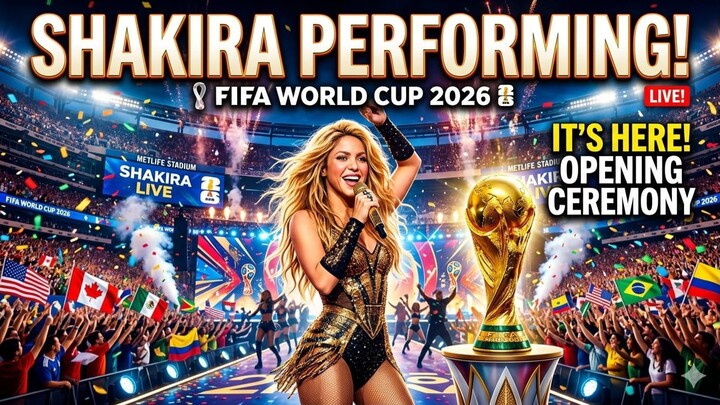 UNFORGETTABLE! Shakira Rocks the FIFA World Cup 2026 Opening Ceremony 🌍🏆