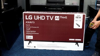 LG 2020 43UN73006 43 4K TV Unboxing, Setup and 4K HDR Demo Videos - The TV Dan (