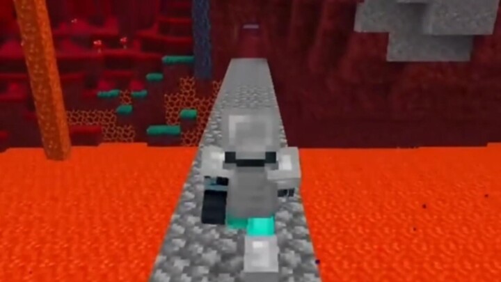 When you forget to bring food down the mine: