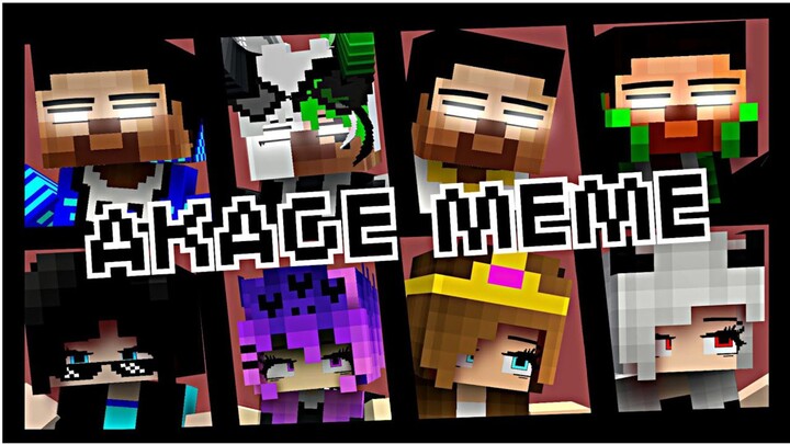 [赤毛] AKAGE meme | Minecraft Animation | Prisma3D