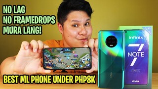 INFINIX NOTE 7 - BEST MOBILE LEGENDS PHONE UNDER PHP8K