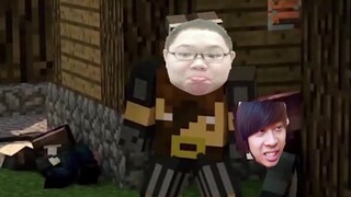 Lu Benwei was eating chicken in Minecraft! And he was beaten up? [Douyu Anchor Version]