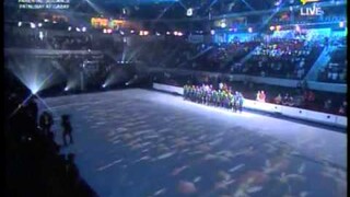 NU Chorale sings national anthem at UAAP opener
