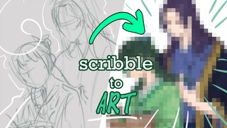 Speed drawing Maomao x Jinshi 🌱 |The Apothecary Diaries / Kusuriya no Hitorigoto✨anime art tutorial