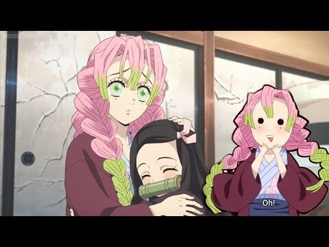 Kanroji and Nezuko cute moments | Demon slayer season 3 episode 1
