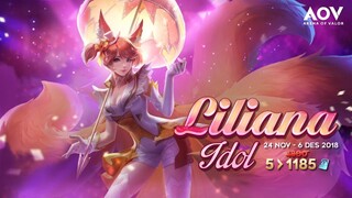 Liliana Idol - Skin Spotlight Garena AOV ( Arena of Valor )