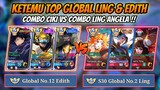 Pertaruhan MMR Ketemu Top 2 Global Ling !! Combo Ciki Vs Combo Ling Angela🔥