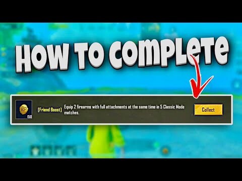 Equip 2 firearms with full attachments at the same time | PUBG MOBILE Royal Pass Mission Week 1