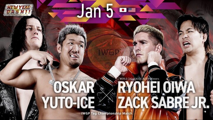 NJPW NEW YEAR DASH!! - 5 January 2026