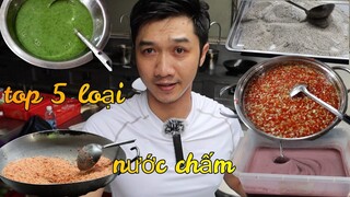 Top 5 Loại Nước Chấm Thần Thánh Không Thể Thiếu Của Người Việt | Học Nấu Ăn Free cùng Anh Lee