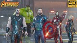 The Avengers vs MODOK with Infinity War Suits - Marvel's Avengers Gamew (4K 60FPS)