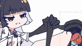 [Arknights/แอนิเมชั่นขนาดเล็ก]เลียเท้าน่ารักของอาร์ตูโร😊😊