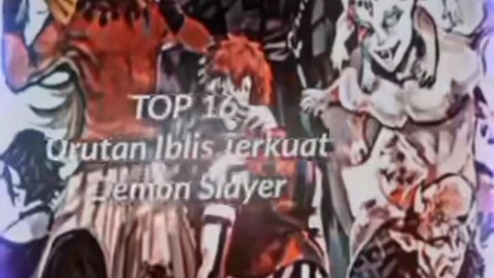 urutan iblis terkuat Demon slayer