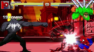 AN Mugen #306: Spiderman & Venom VS Dr Octopus & Carnage