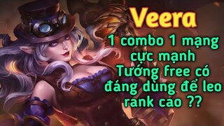 [ Liên Quân Mobile ] Quẩy normal pháp sư 1 combo 1 mạng cực mạnh Veera - Có leo rank cao hiệu quá ??