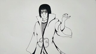 Gambar Uchiha Itachi Akatsuki