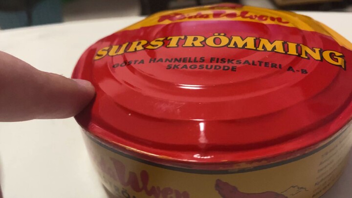 This canned herring... is getting a bit puffed up!!!