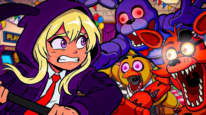 melhor fangame de fnaf - Fazbear Nights / quase não passo da primeira noite!
