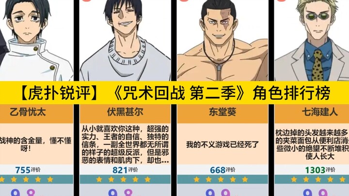 [Ulasan Hupu Rui] Peringkat karakter "Jujutsu Kaisen Season 2", siapa raja terkuat di hatimu?